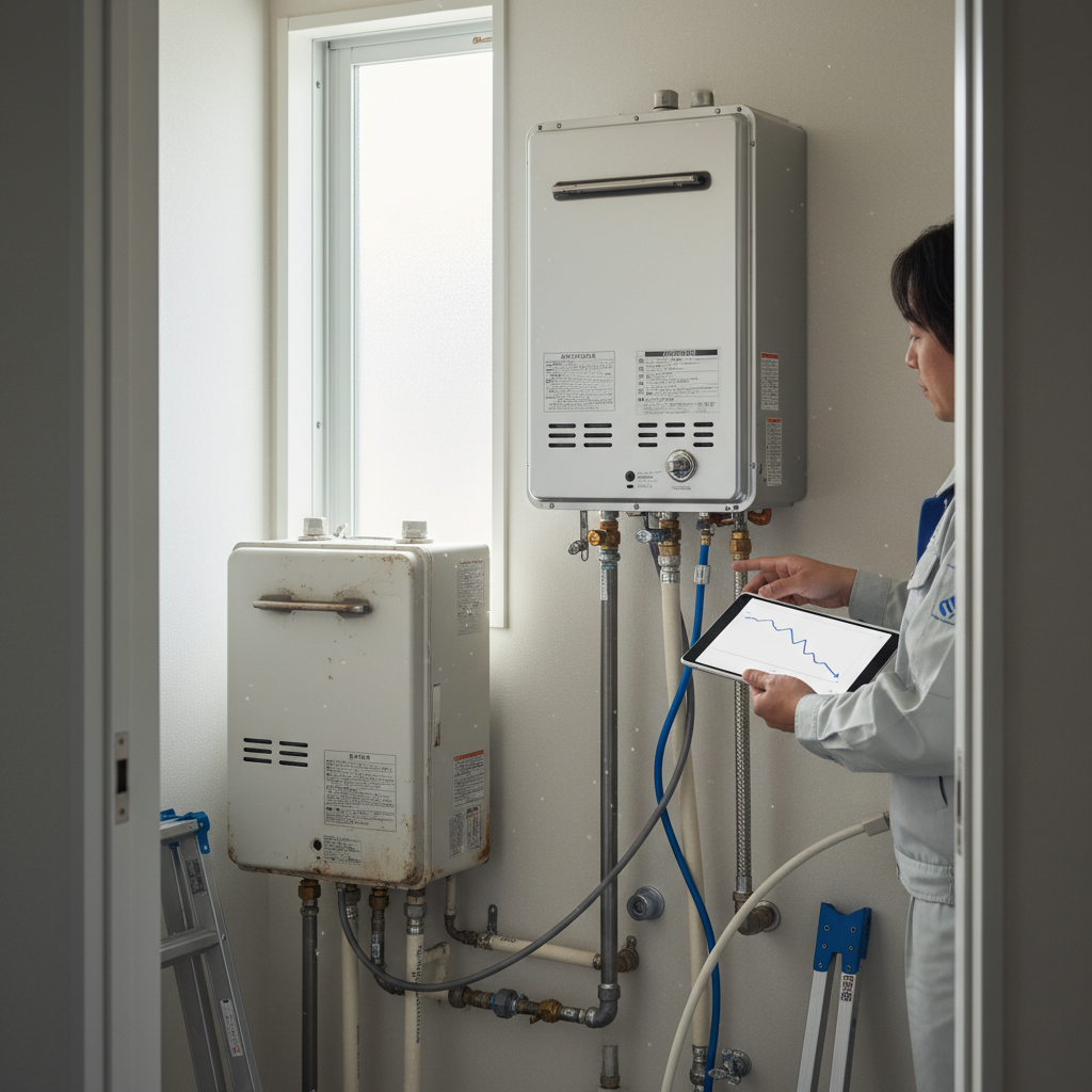 ガス給湯器は20年、30年使える？寿命の限界説を検証に関する画像