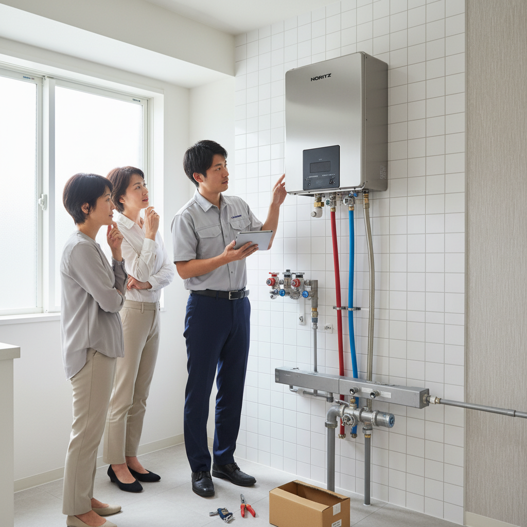 分譲マンションでの給湯器交換費用の内訳に関する画像