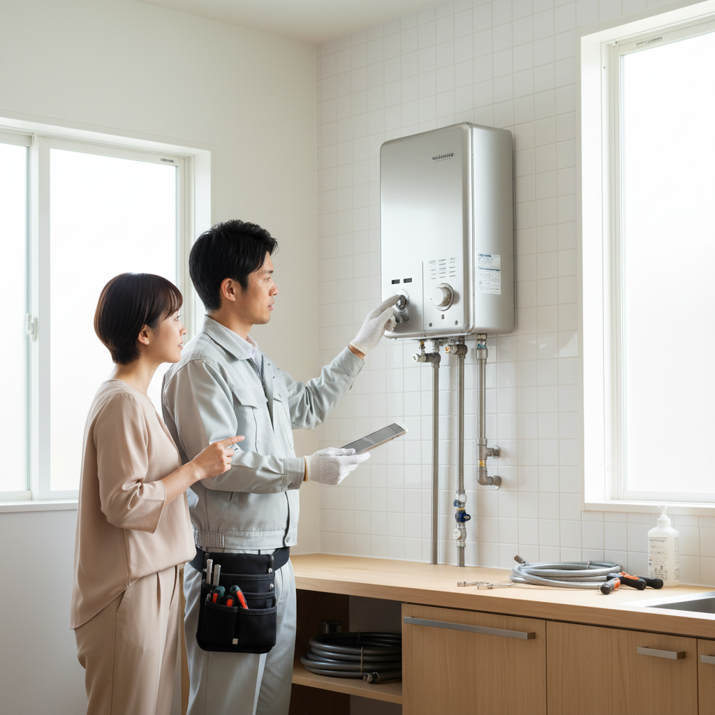 給湯器メーカーに依頼する場合に関する画像