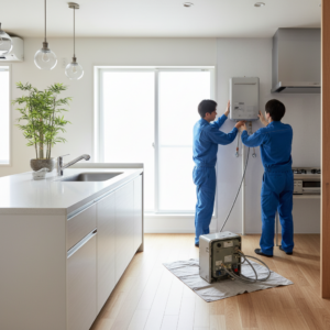 給湯器交換 台所に関する画像