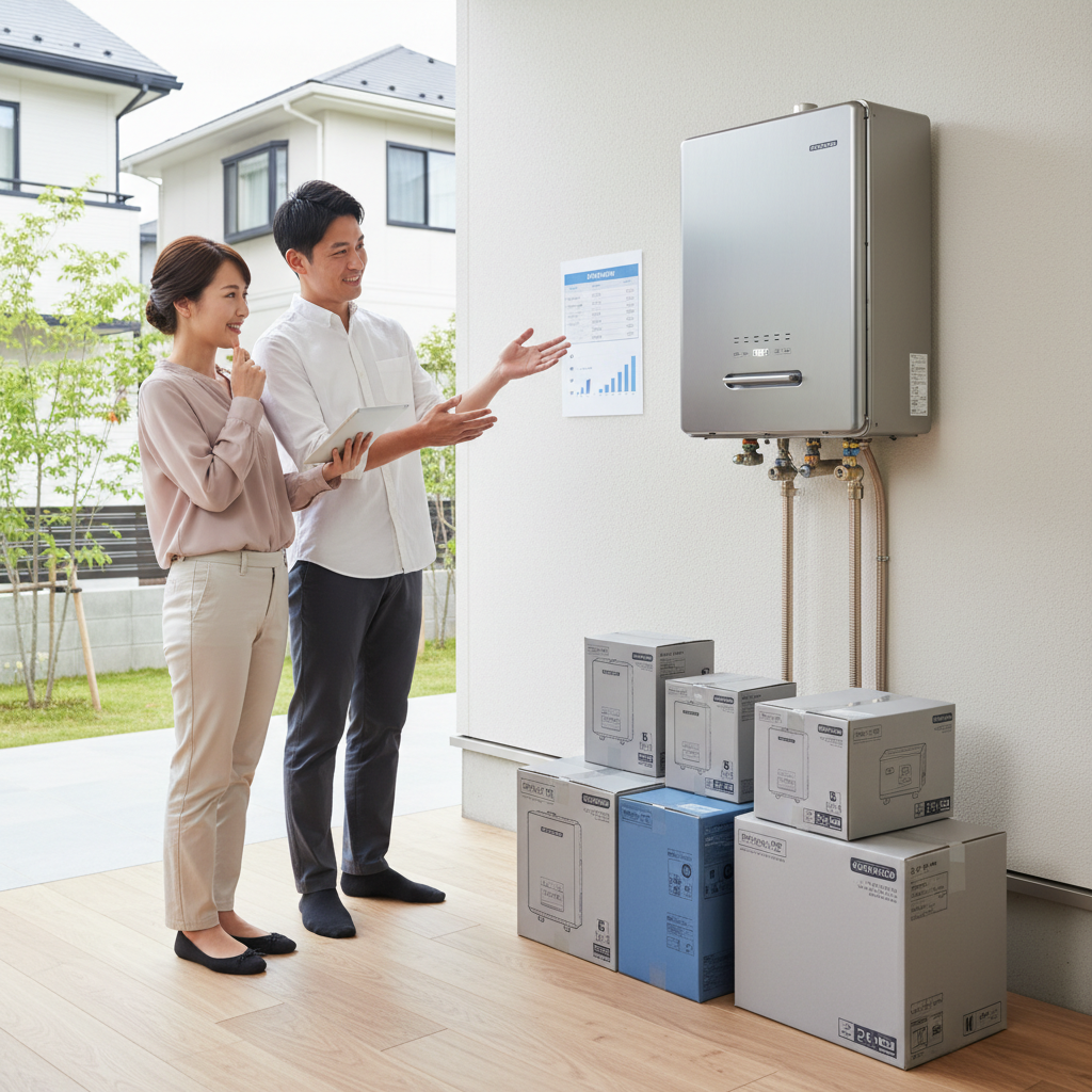 給湯器本体の価格相場に関する画像