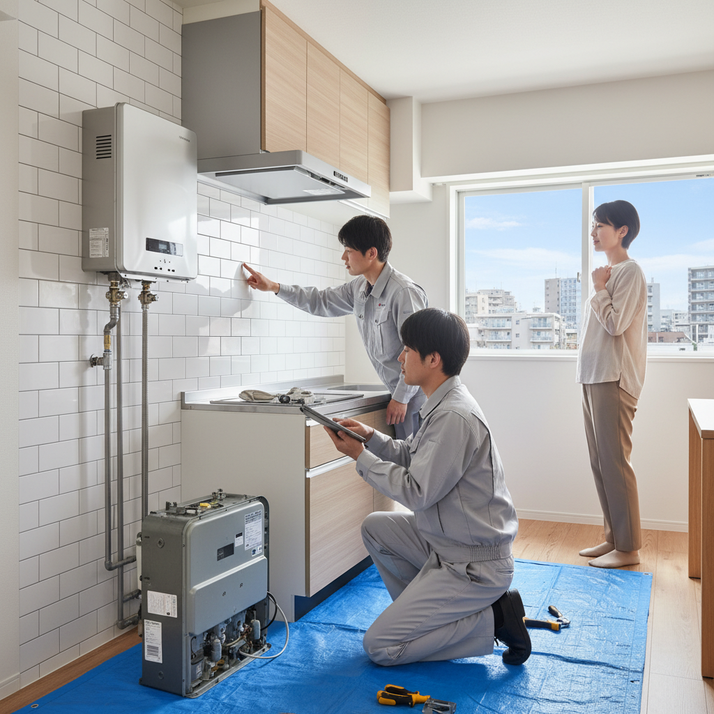 マンションで給湯器の交換はどこに頼めばいいですか？に関する画像