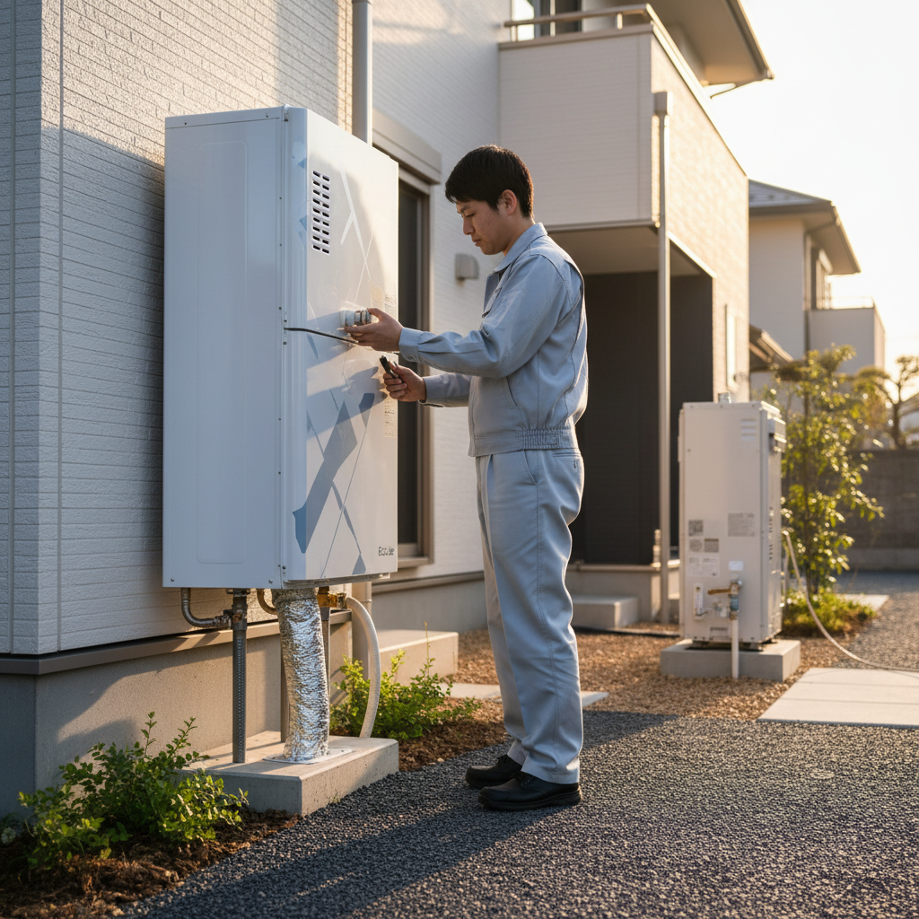 給湯器駆けつけ隊のエコキュート交換サービスに関する画像