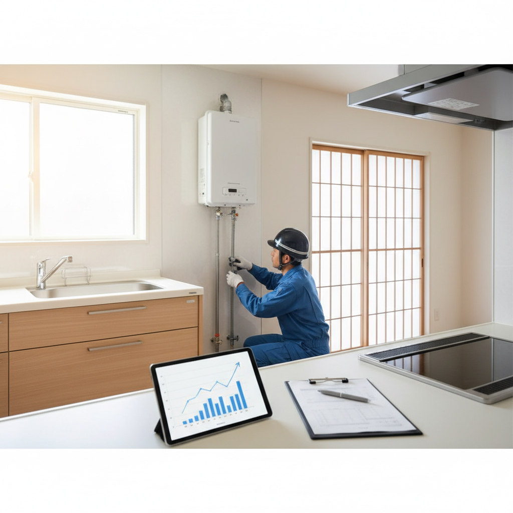 給湯器の取り付け費用はいくらくらいが相場ですか？に関する画像