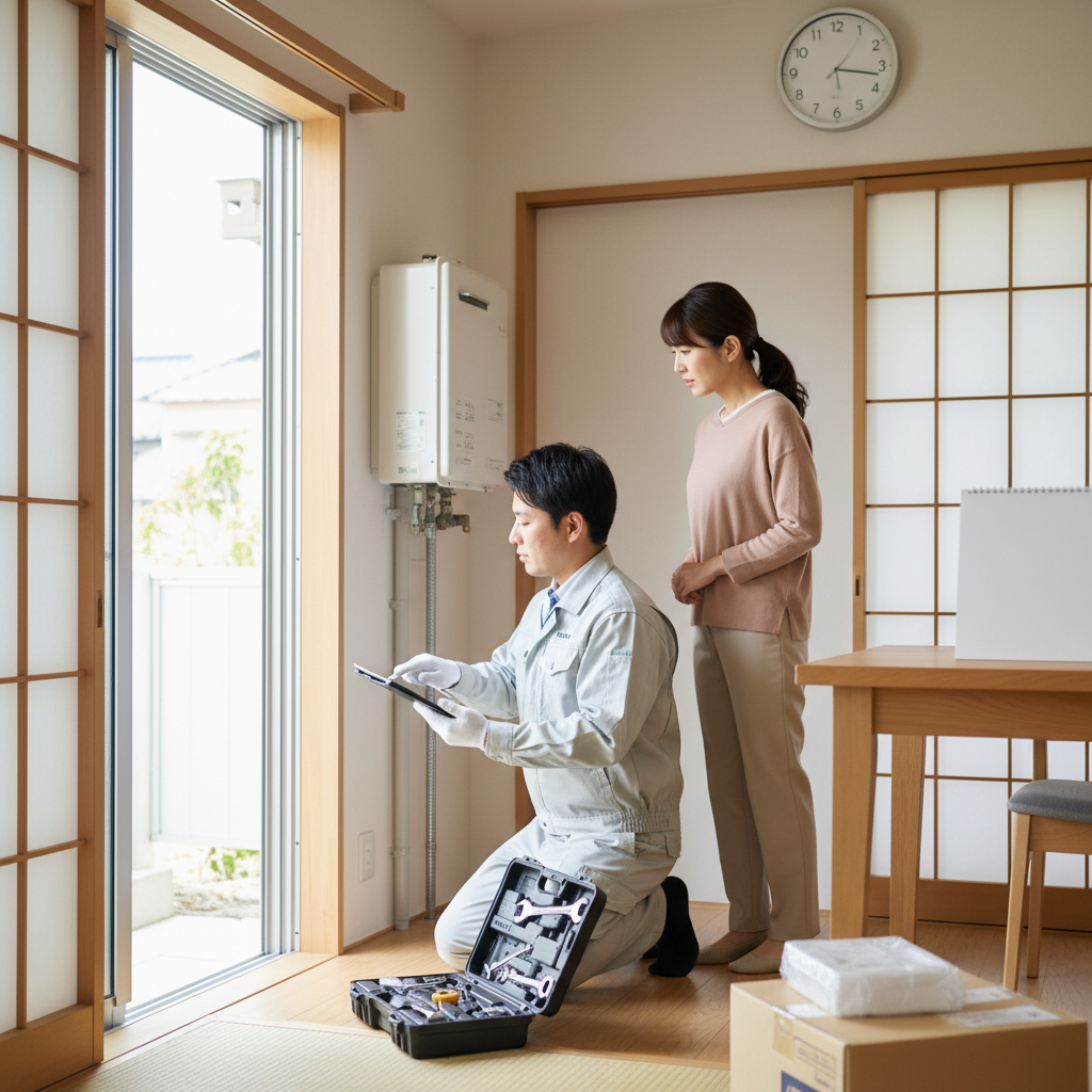 給湯器の修理にかかる期間の目安に関する画像