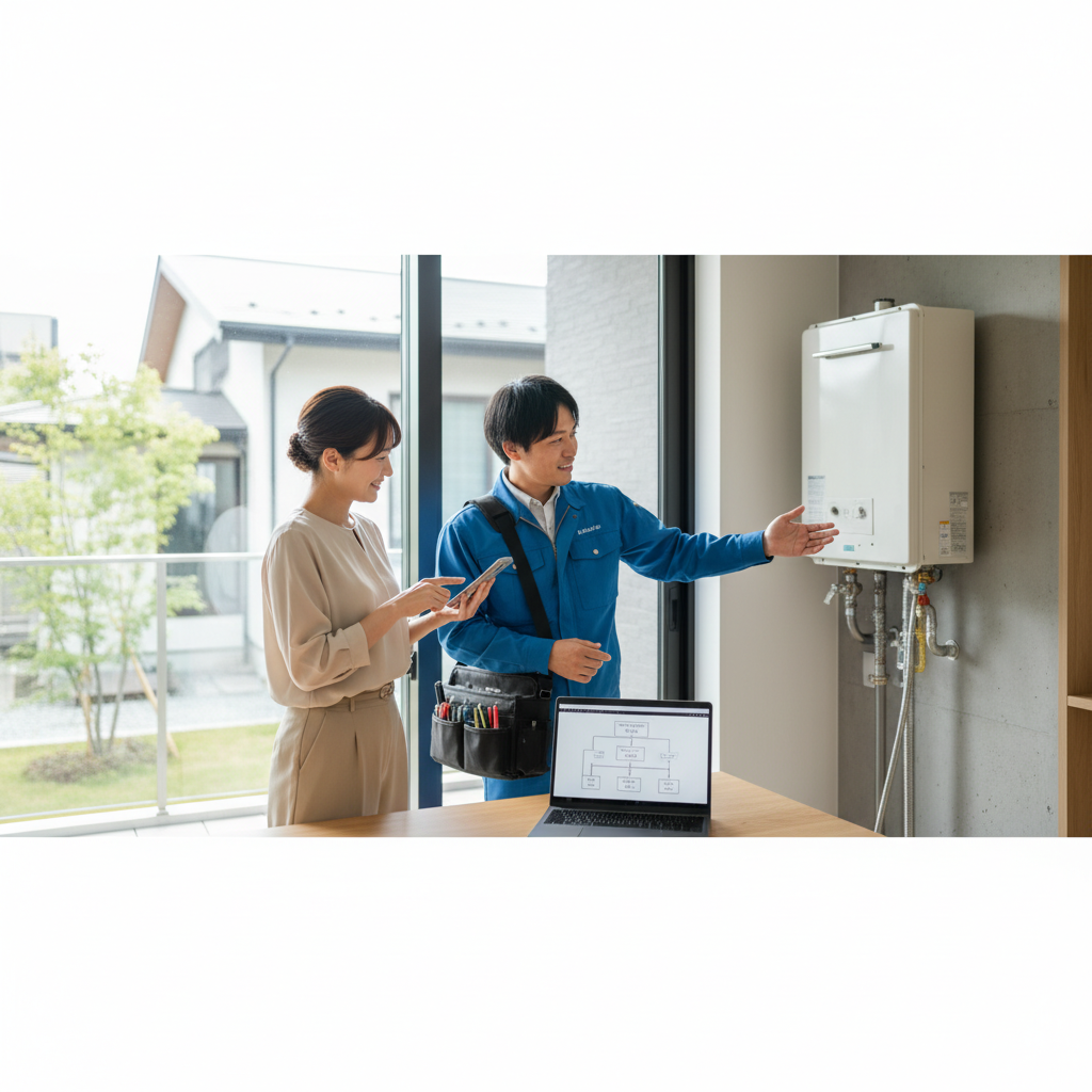 ミズテックの見積もり依頼から施工までの流れに関する画像