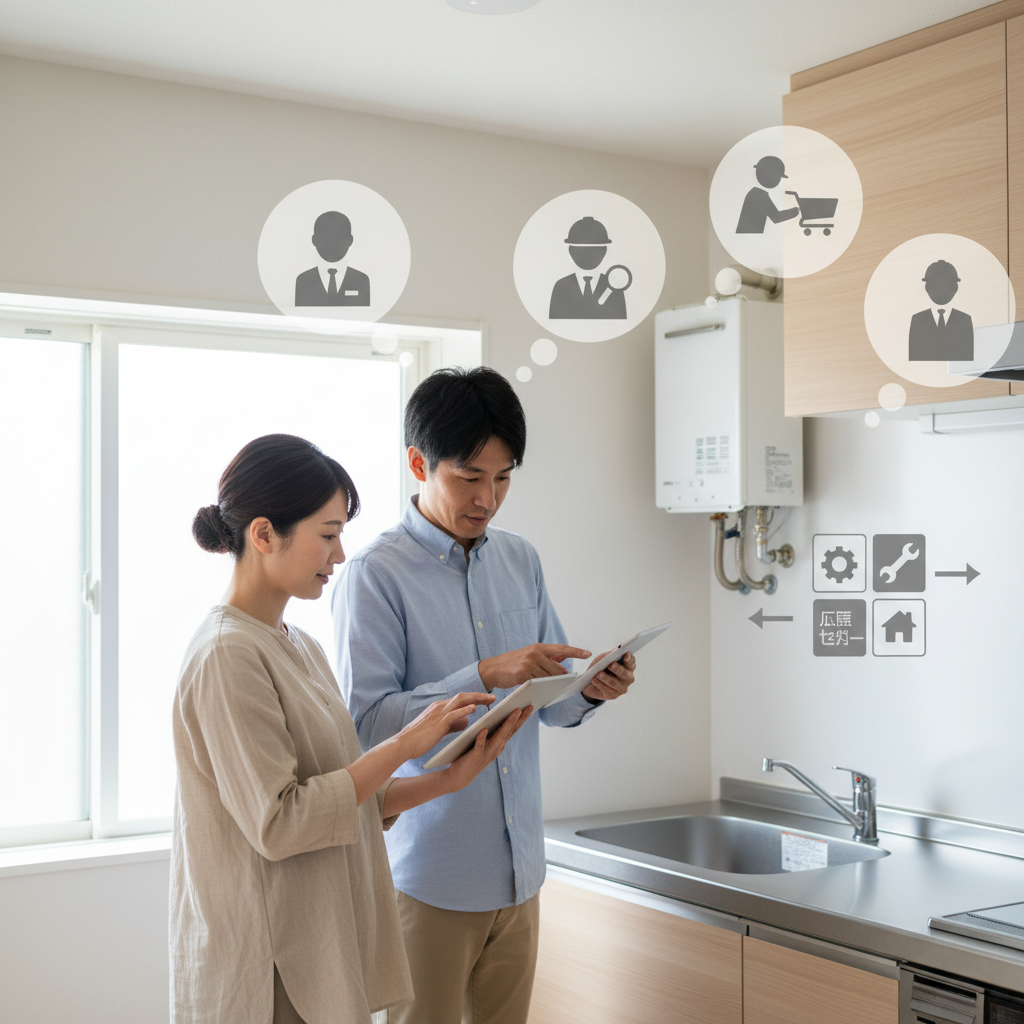 給湯器交換はどこに頼むのがベスト?依頼先4タイプを比較に関する画像