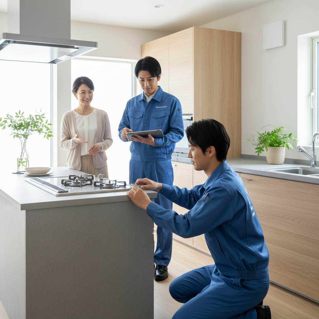 ガス会社に依頼する場合の特徴に関する画像