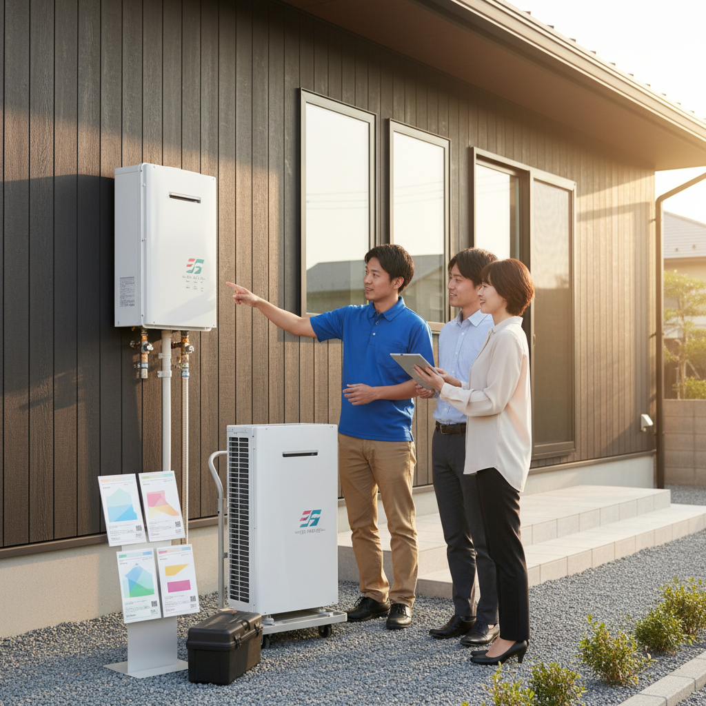 エディオンで取り扱う給湯器の値段に関する画像