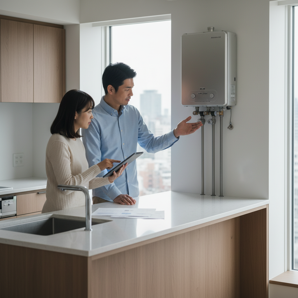 分譲マンションの給湯器交換費用は誰が払う?賃貸との違いに関する画像