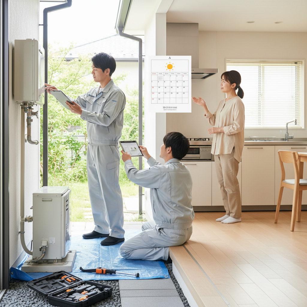 給湯器の交換は即日対応も可能？に関する画像