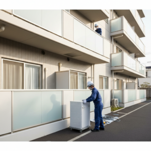 マンション 給湯器交換 時間に関する画像