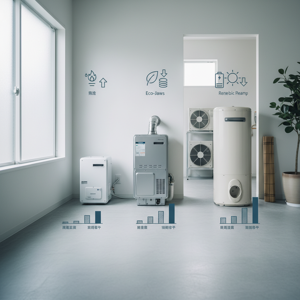 給湯器の種類を比較！メリット・デメリット早見表に関する画像