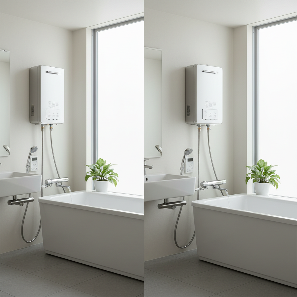 ガス風呂給湯器とガス給湯器の違いとは？に関する画像