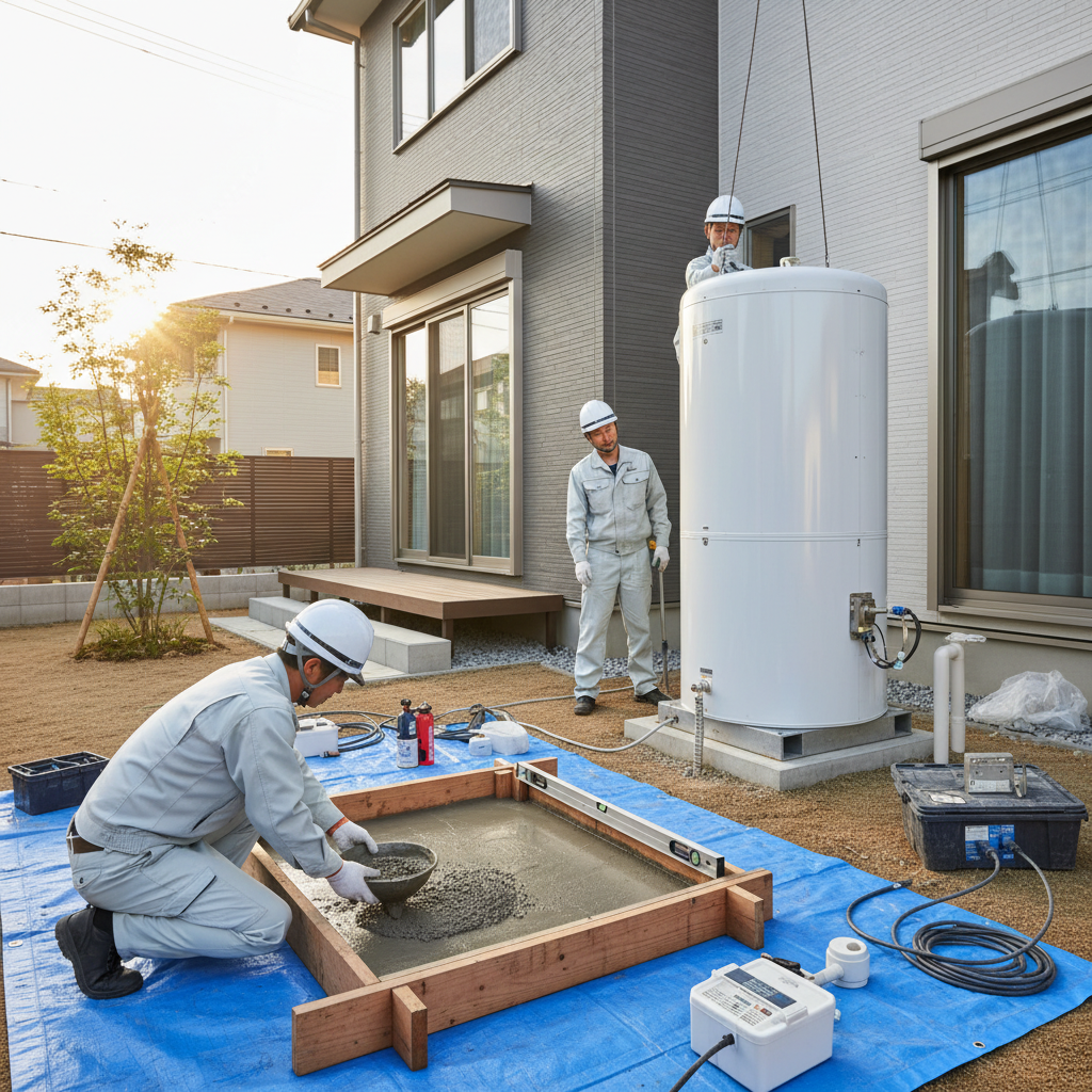 エコキュートの工事費相場と変動要因に関する画像