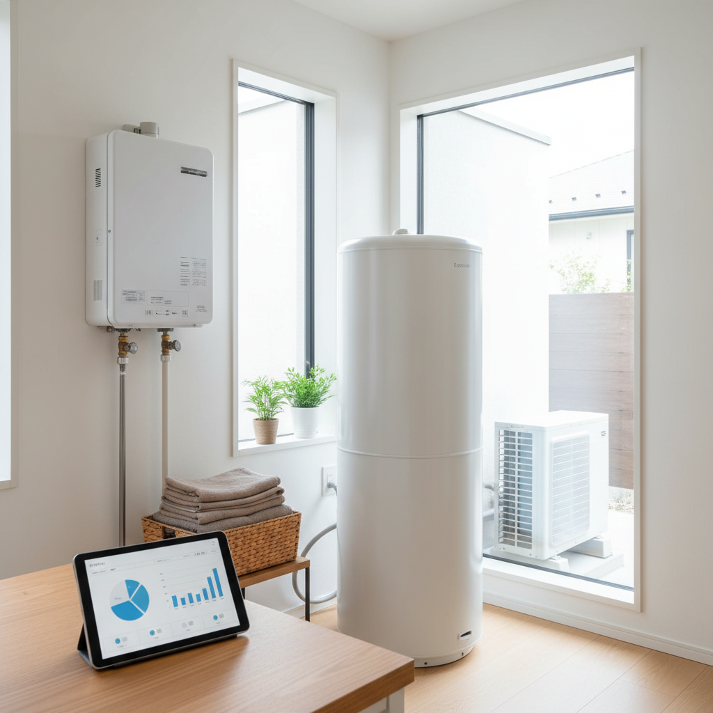 給湯器の交換費用はいくらくらいが相場ですか？（ガスとの比較）に関する画像