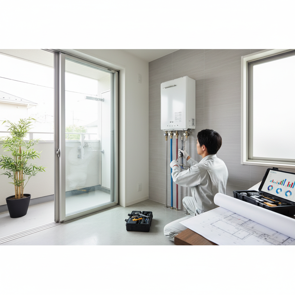 【総額】給湯器の工賃込みの相場は？に関する画像