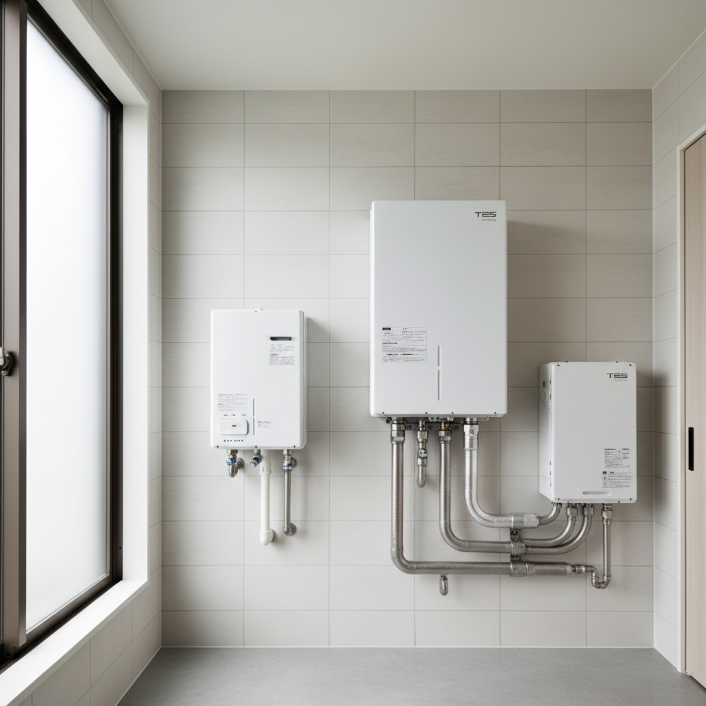 一般的な給湯器との違いに関する画像