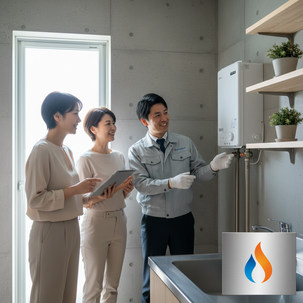 ガス会社：安心感と費用のバランスに関する画像