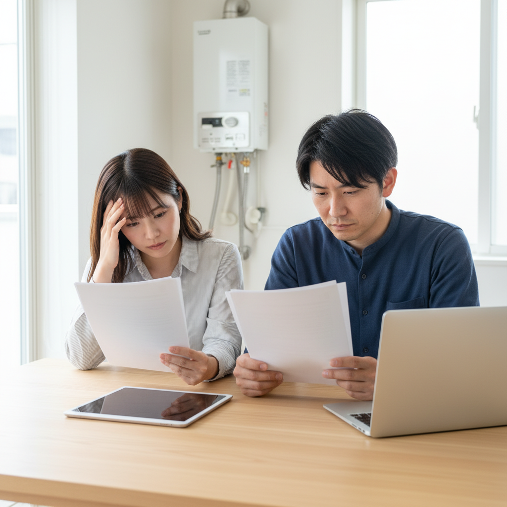 なぜ？給湯器補助金の申請に失敗する主な原因に関する画像