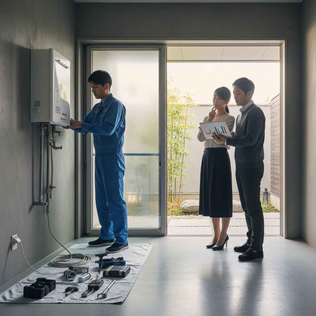 給湯器交換の平均費用はいくらですか?に関する画像