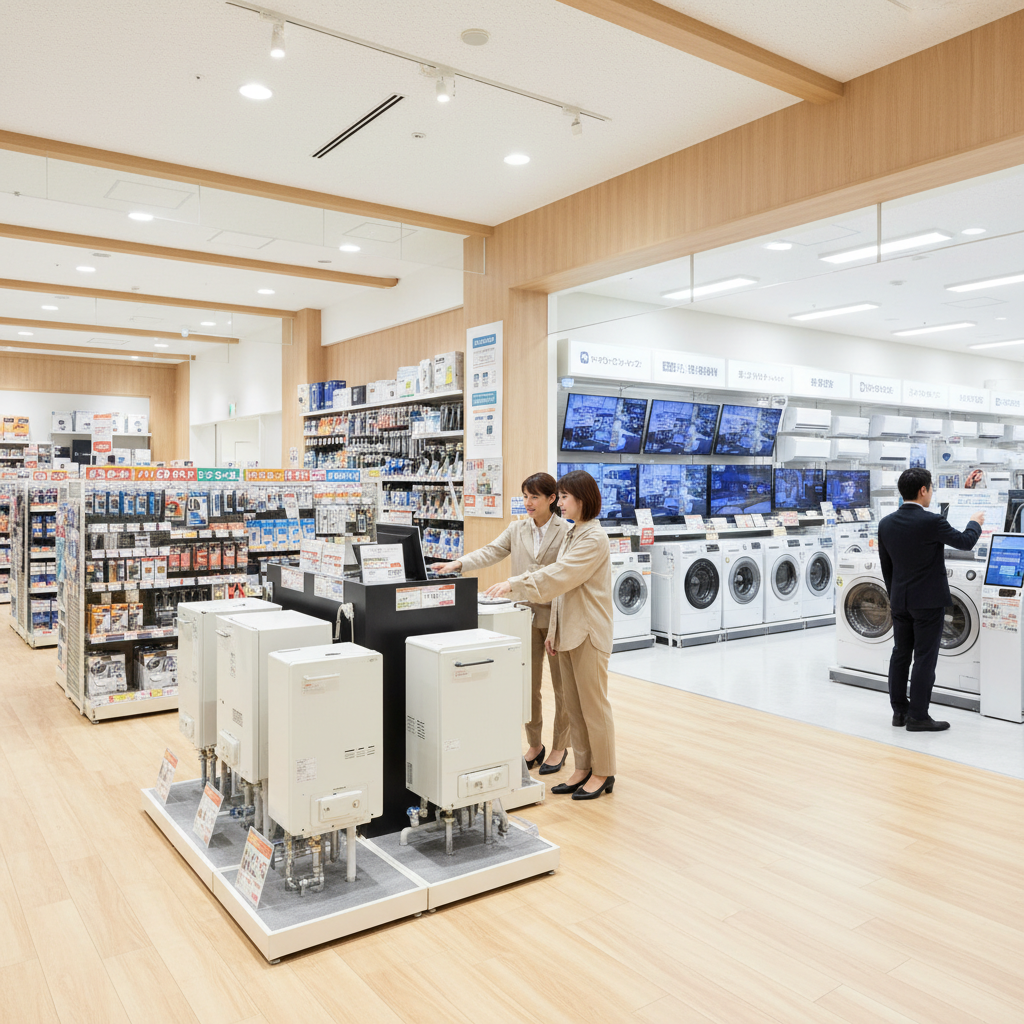 ホームセンターや家電量販店：手軽さと注意点に関する画像