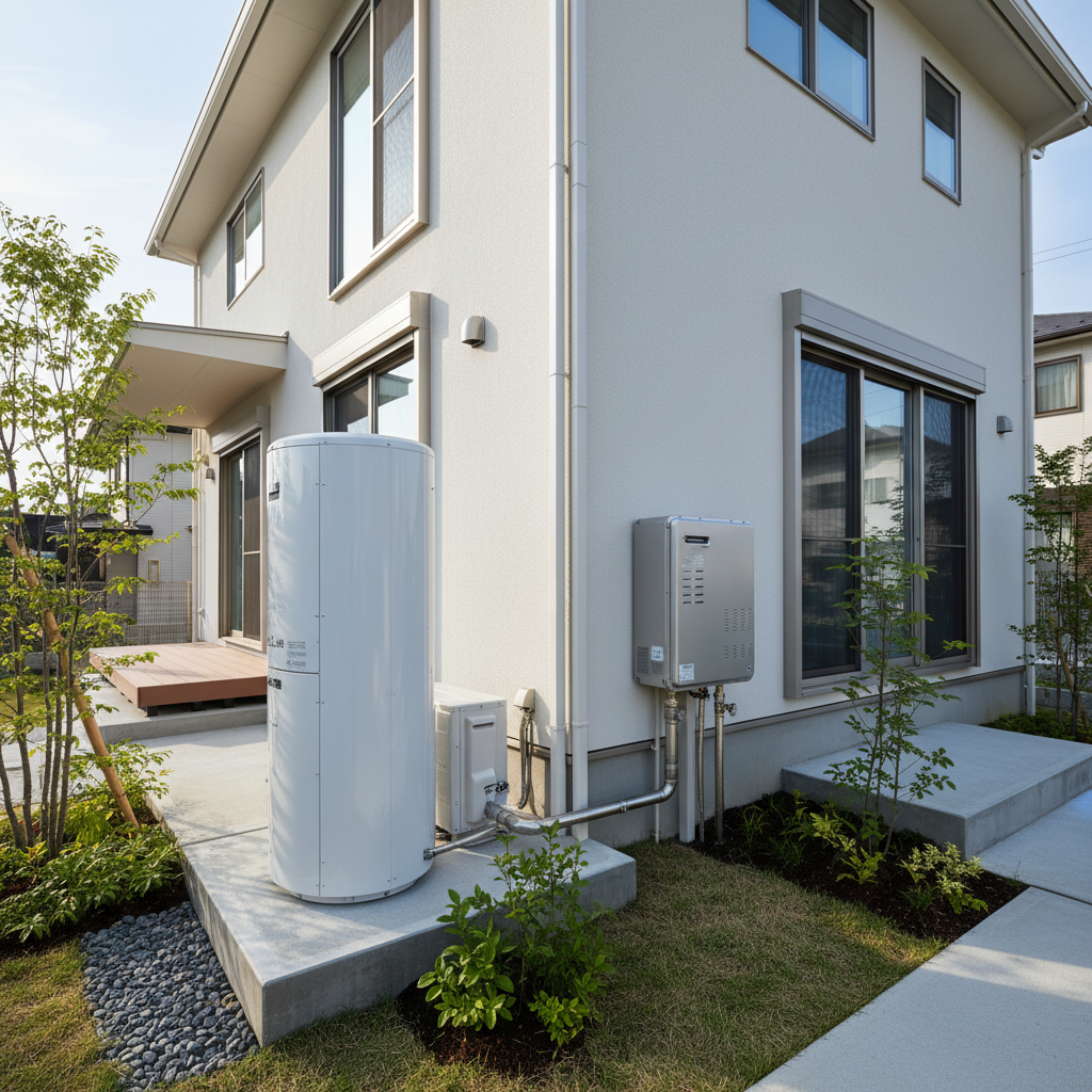 一軒家の給湯器交換費用の目安に関する画像
