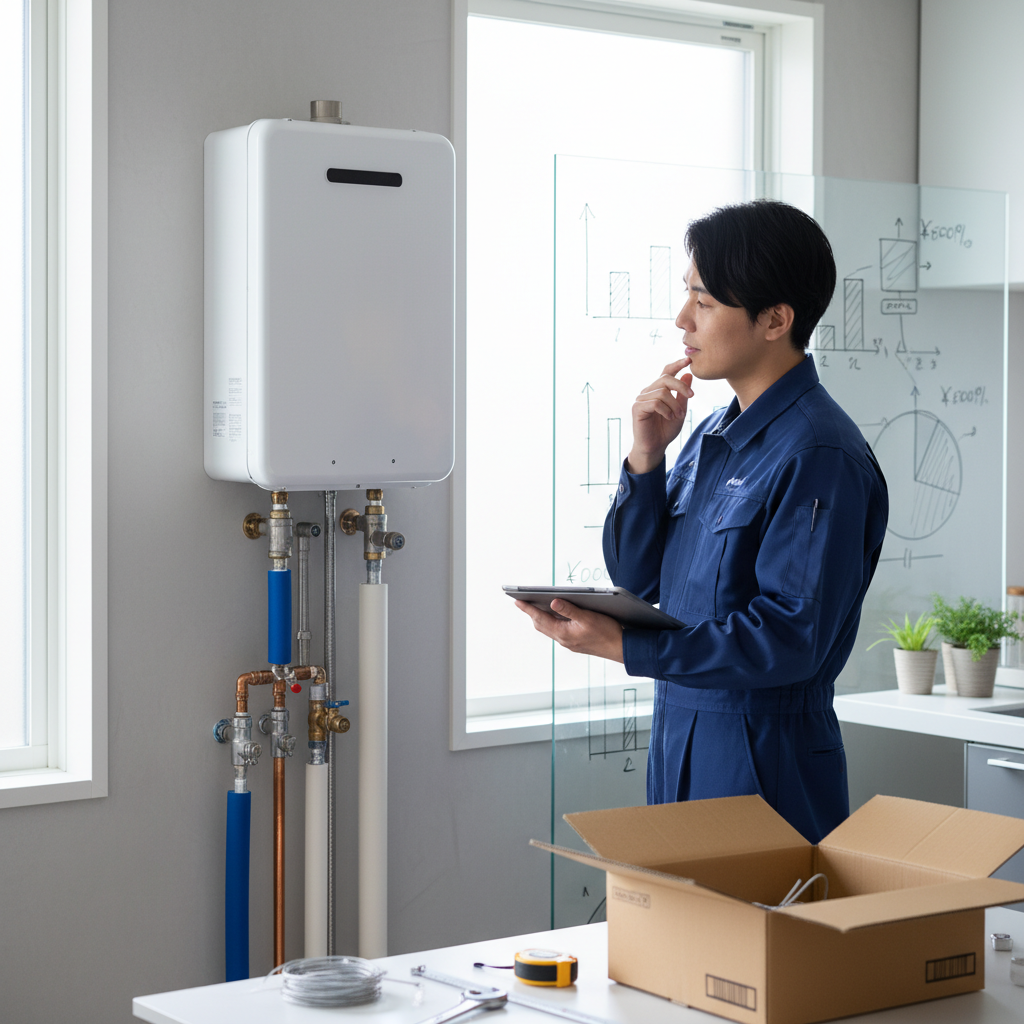 給湯器交換の平均費用はいくらですか？｜総額の内訳に関する画像