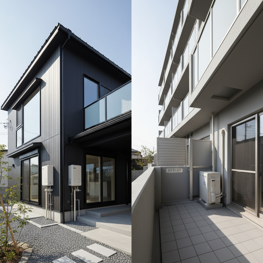 【住居別】給湯器交換費用の相場（戸建て・マンション）に関する画像