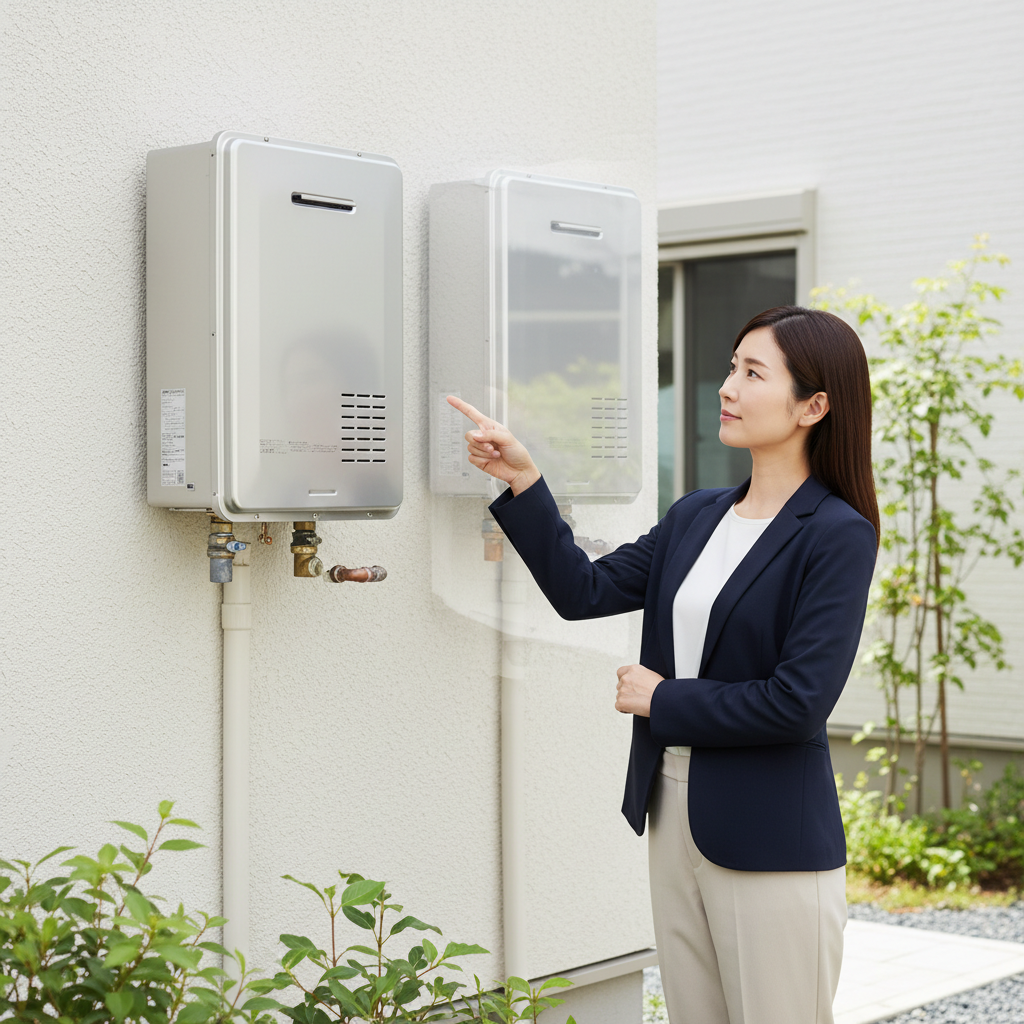給湯器の平均寿命は10年~15年に関する画像