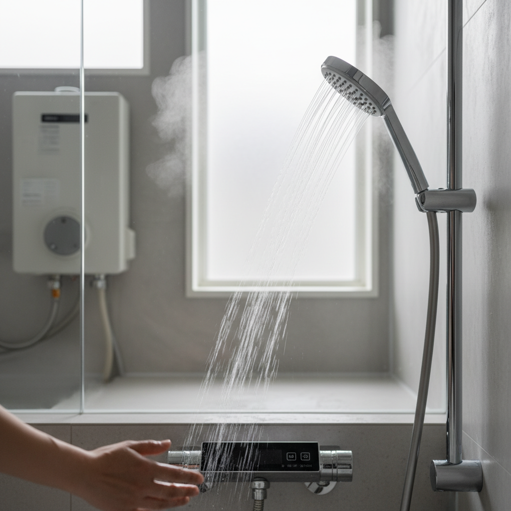 お湯の温度が安定しない・ぬるいに関する画像