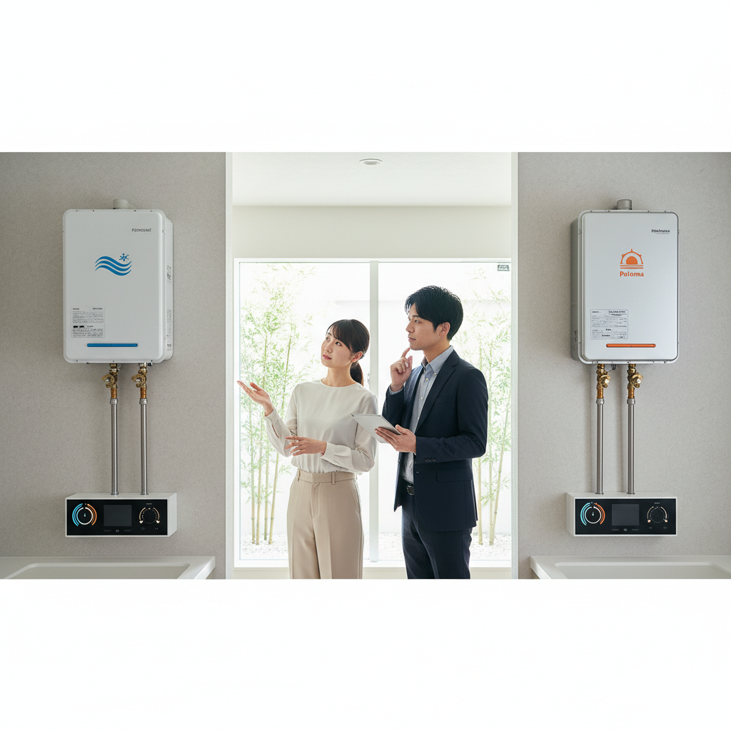 リンナイとパロマ、どっちがいい？メーカー比較に関する画像