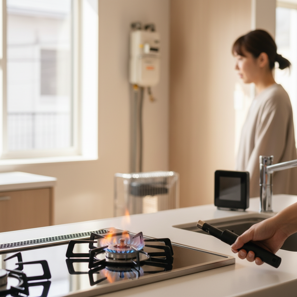 他のガス機器は使えるか？（ガスコンロなど）に関する画像