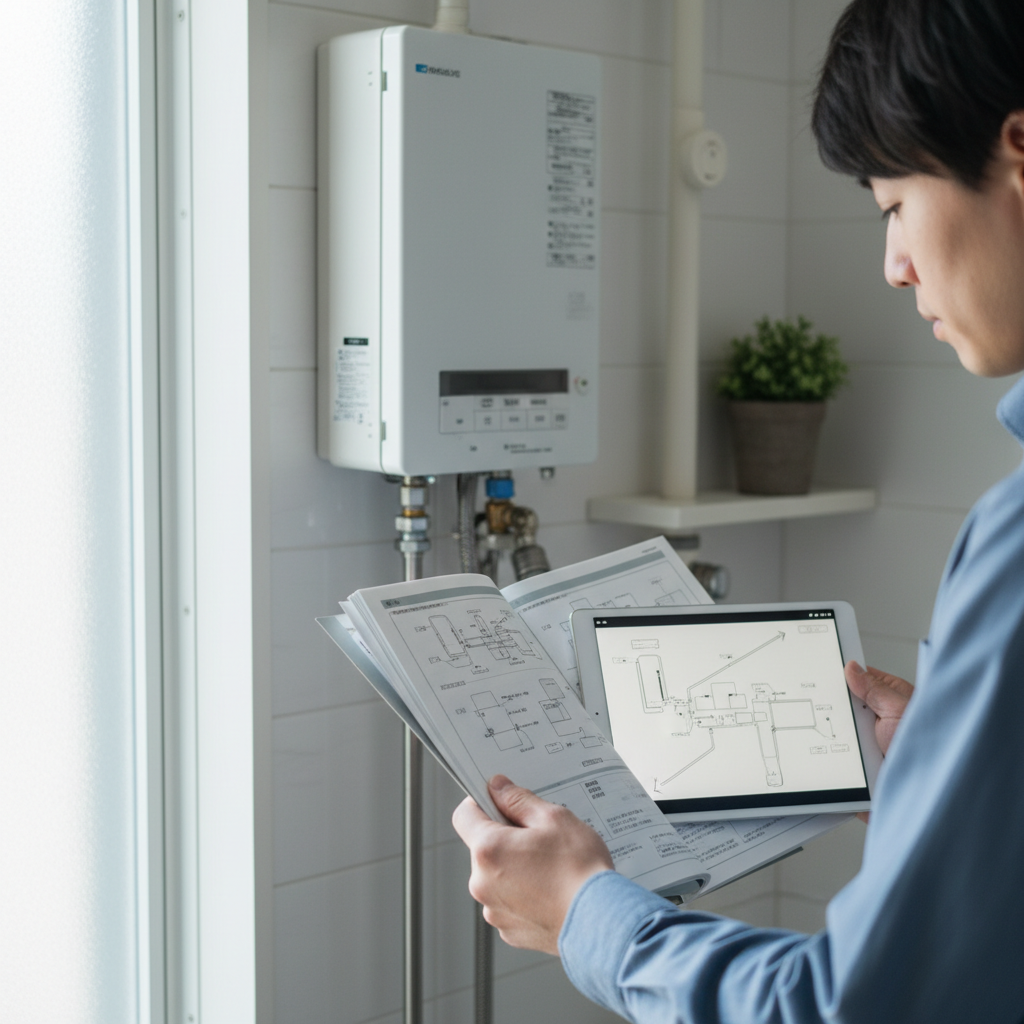 給湯器の故障?エラーコードの意味と対処法に関する画像