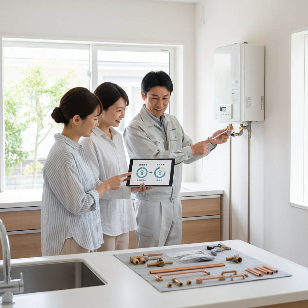 給湯器を取り替える費用はいくらくらいですか?に関する画像