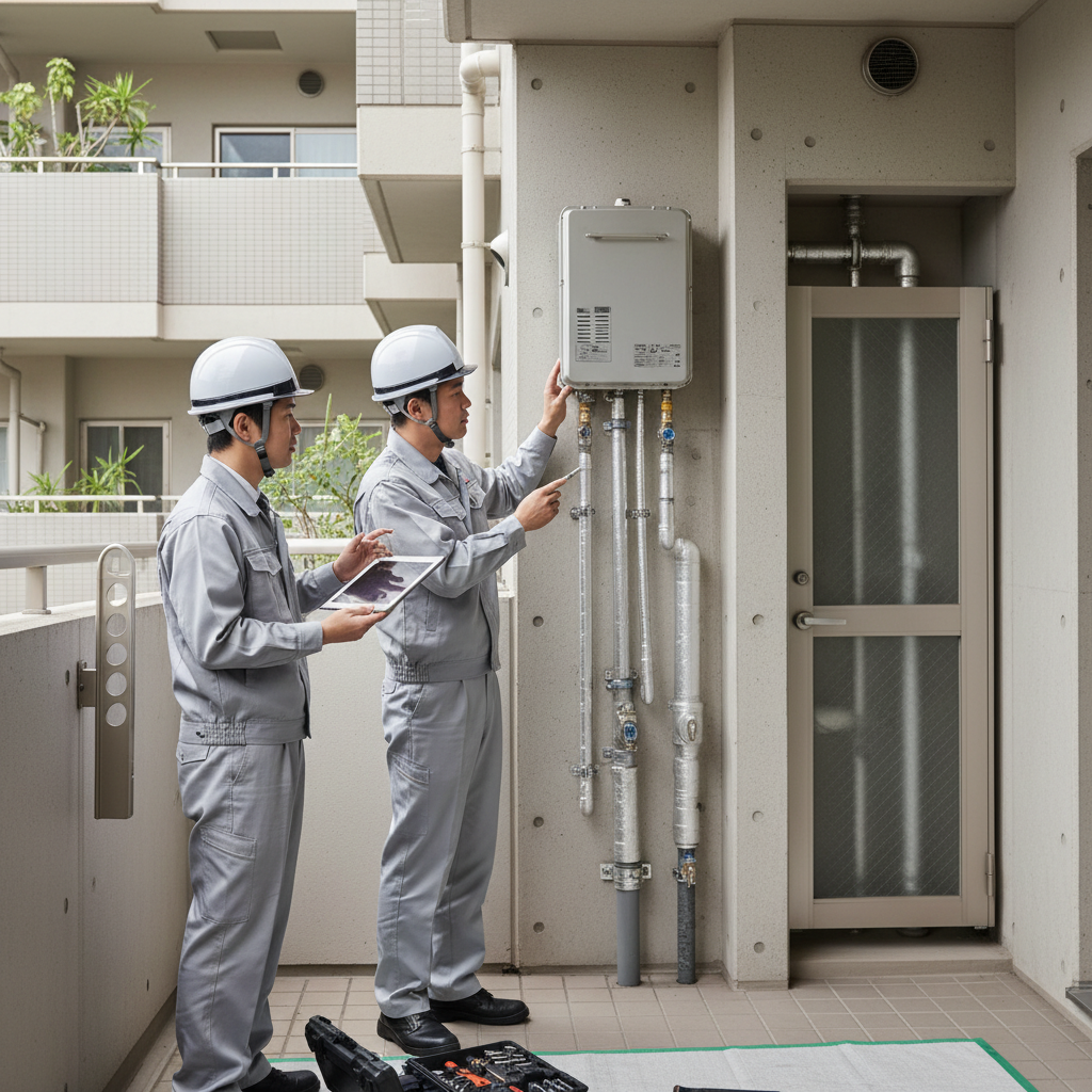 マンションの給湯器交換費用相場に関する画像