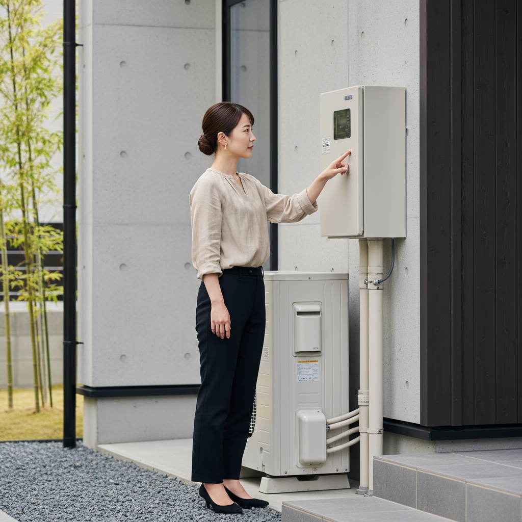 自宅の給湯器が電気かどうかわからない時の確認方法に関する画像