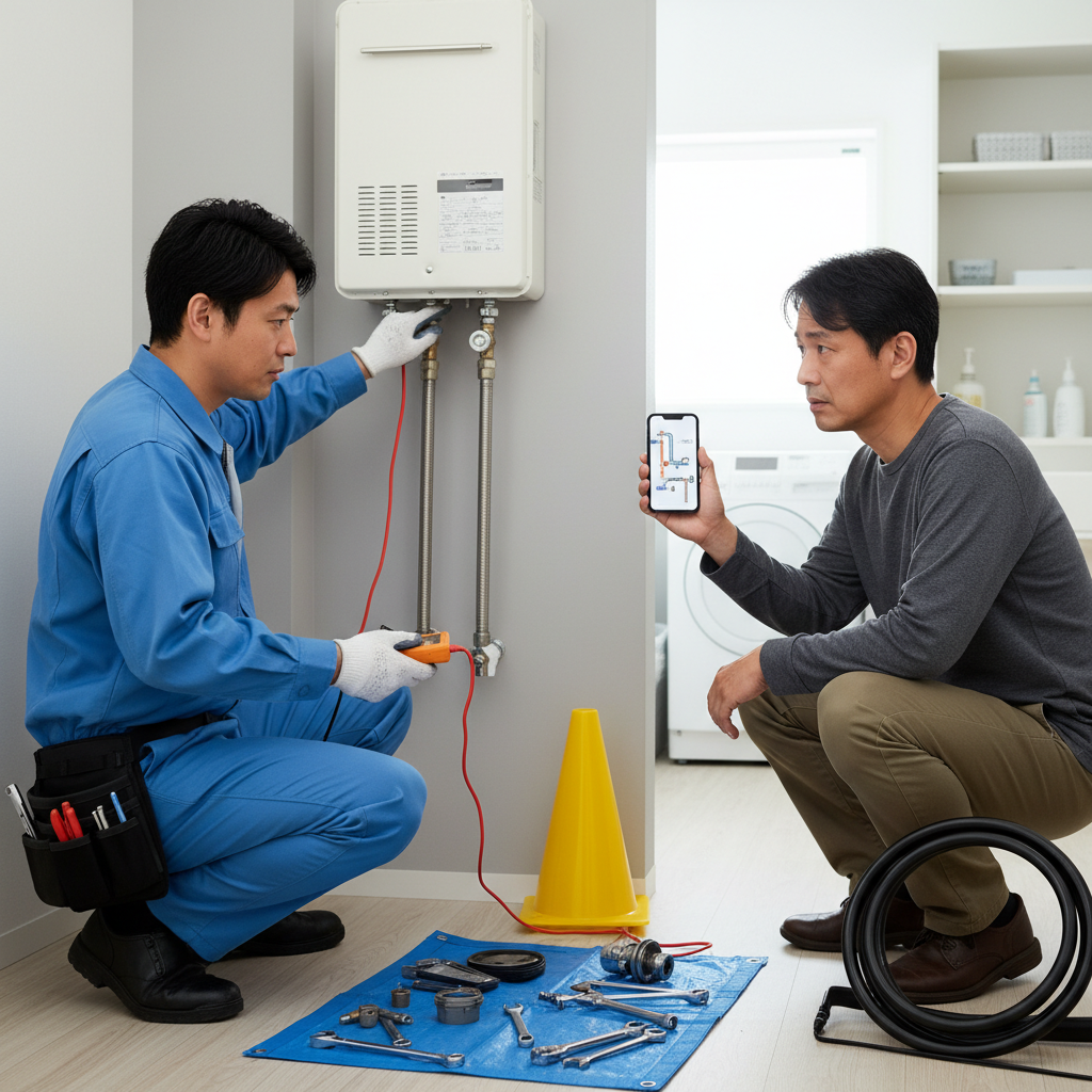 給湯器は自分で交換できますか?→原則NGな理由に関する画像