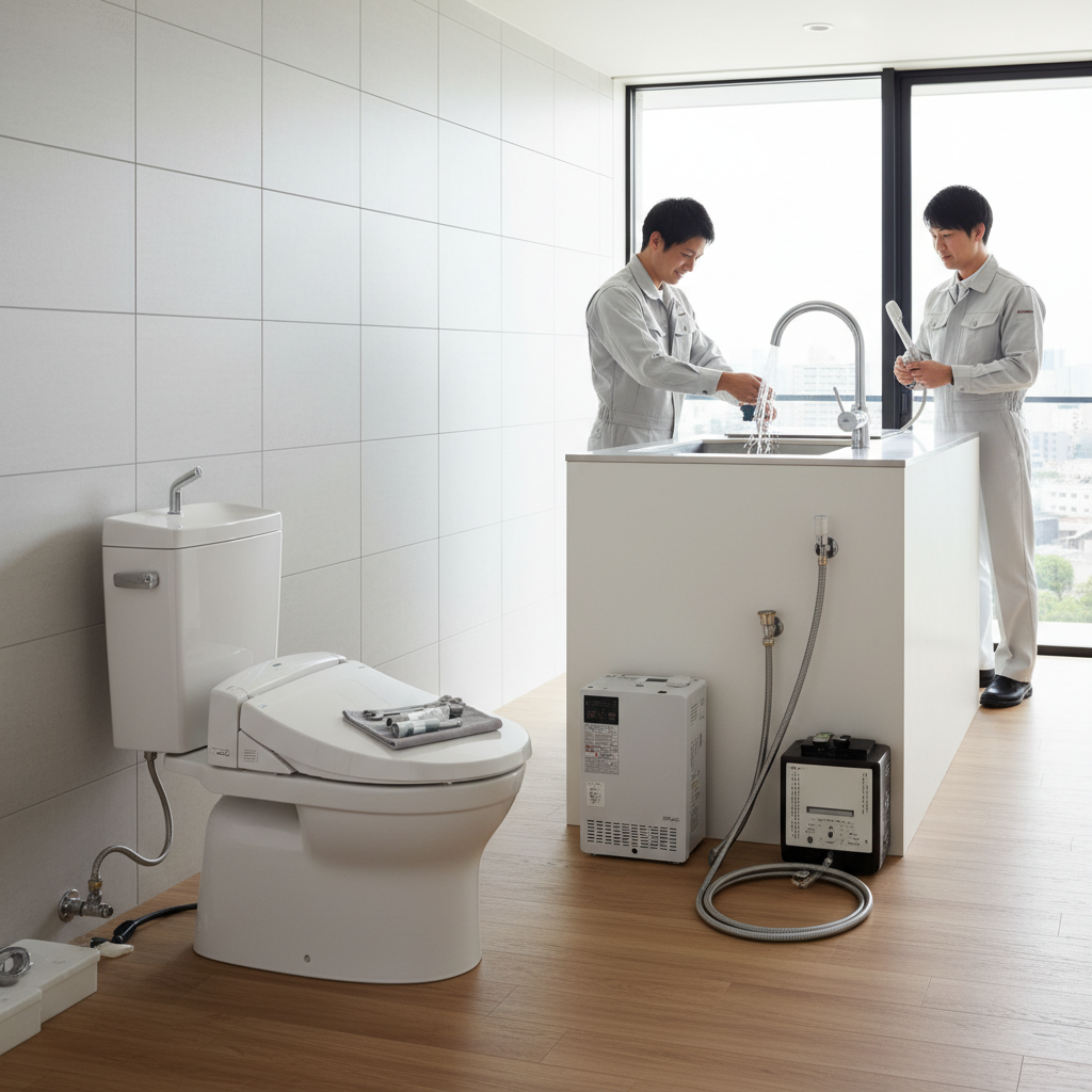 ユニディの水栓交換や便座交換に関する画像