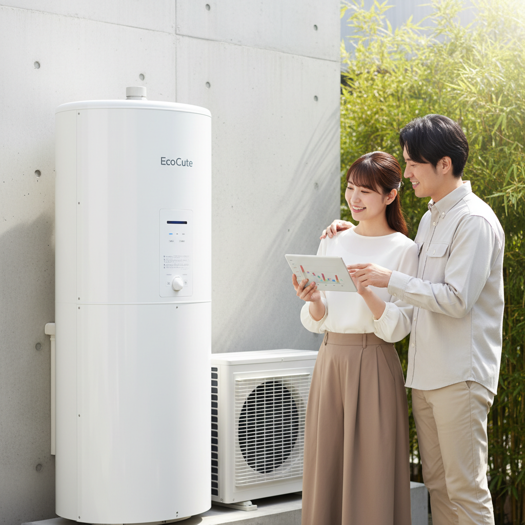 ガス給湯器からエコキュートに交換するメリットに関する画像