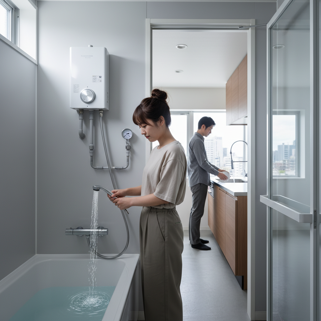 水圧の低下が原因の場合に関する画像