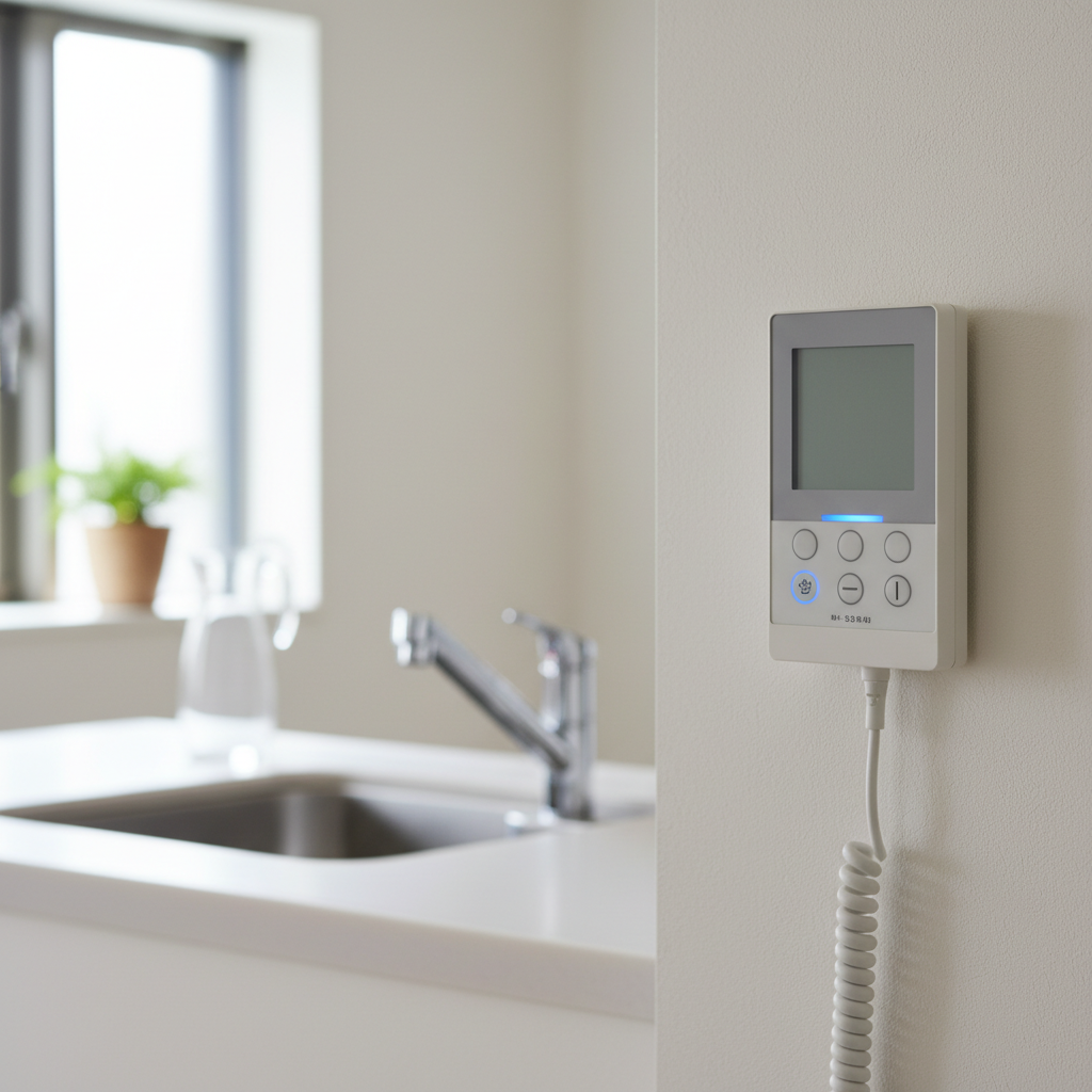 給湯器リモコンの役割と基本的な仕組みに関する画像