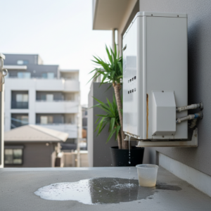 給湯 器 水 漏れに関する画像