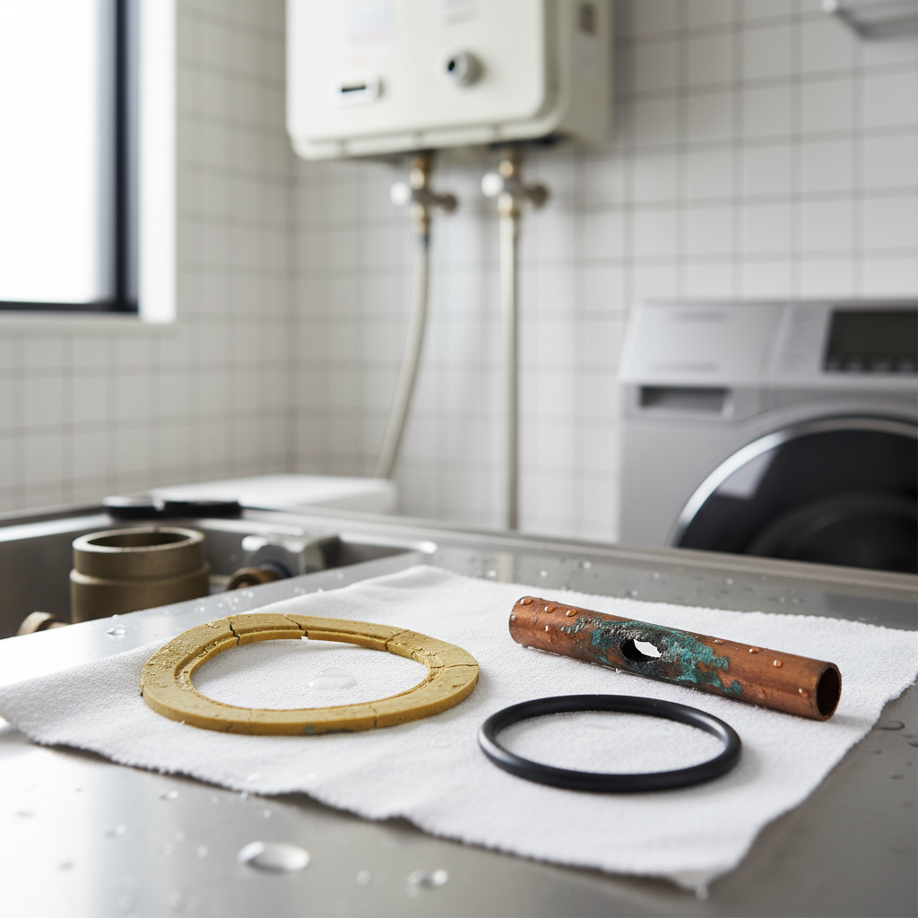 経年劣化による部品の故障や破損に関する画像