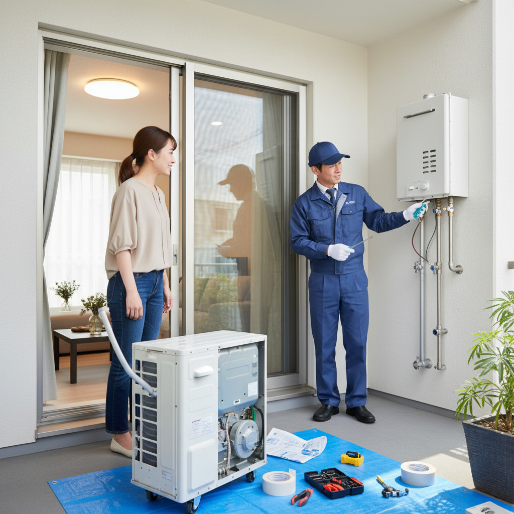 給湯器交換の基本工事費の相場に関する画像