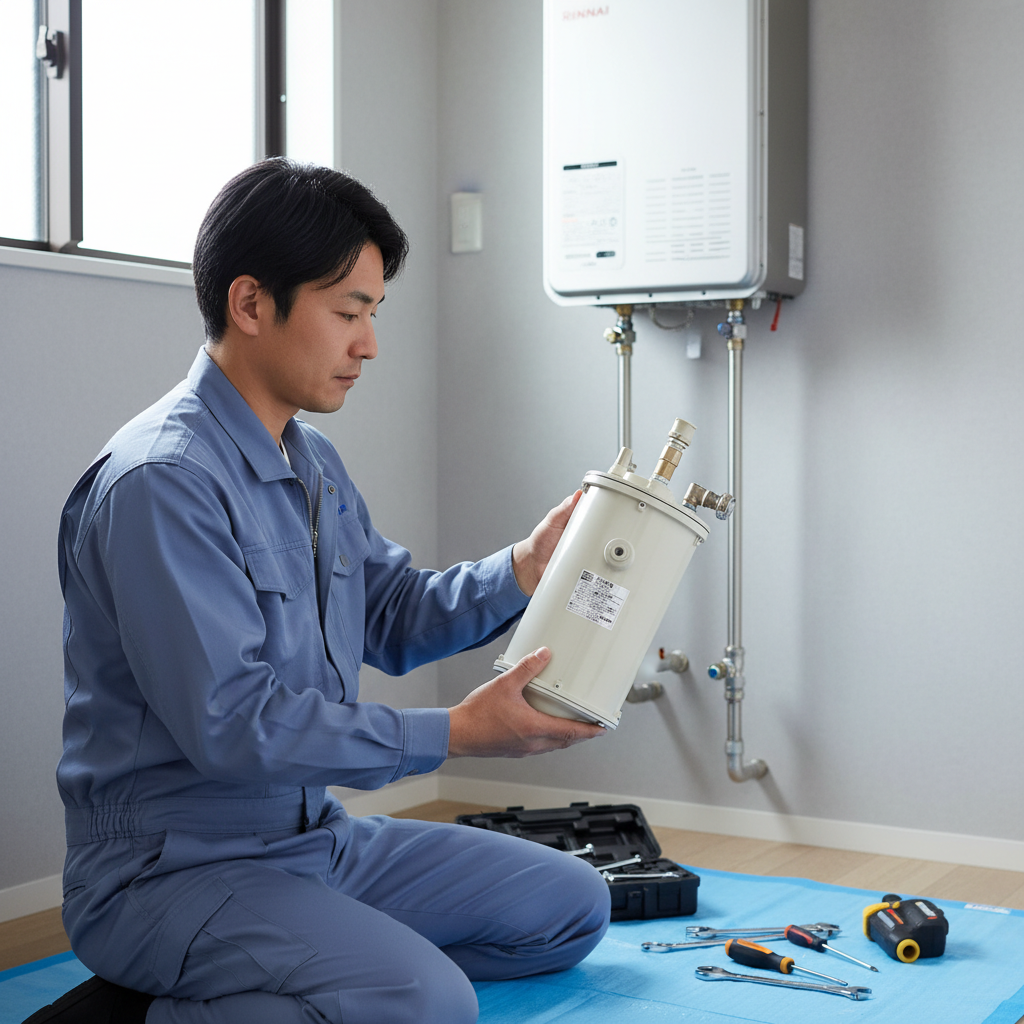 リンナイ給湯器の中和器交換にかかる費用相場に関する画像