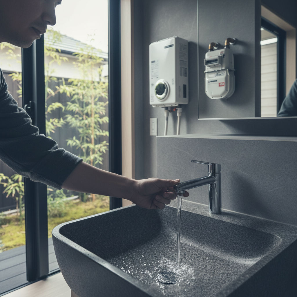 お湯が出ない・水しか出ない場合の原因に関する画像