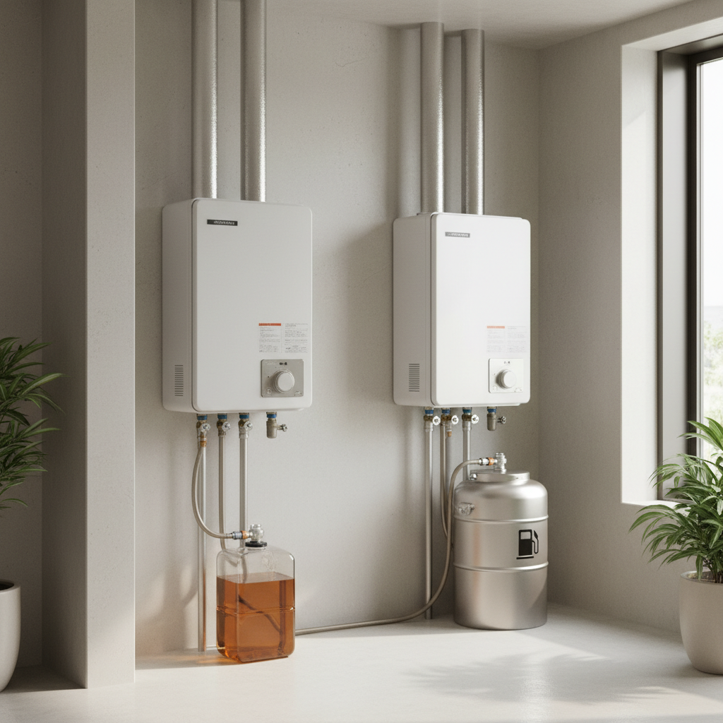 灯油給湯器と石油給湯器の違いは?に関する画像