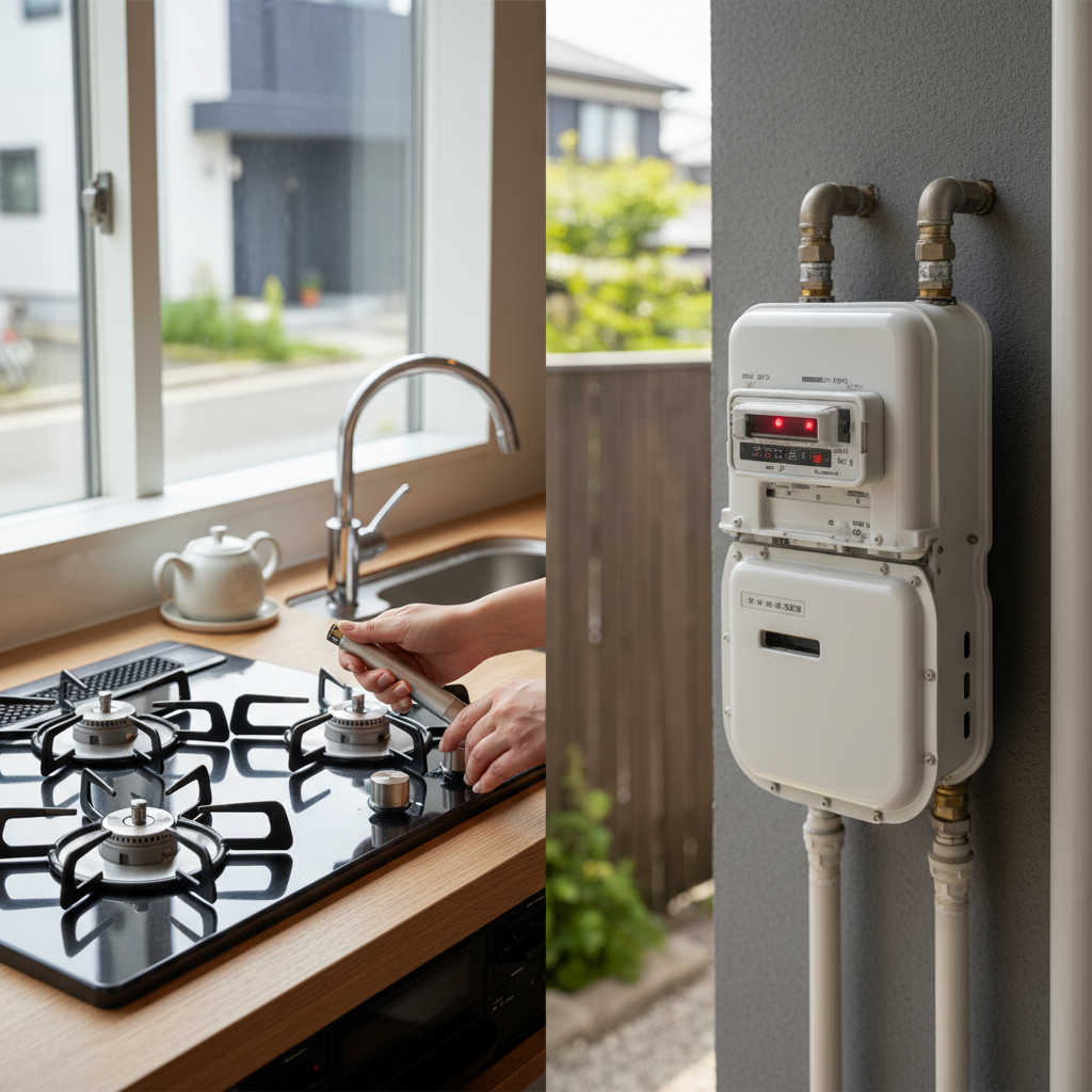 STEP2：ガスの供給状況を確認する（ガスはつく？）に関する画像