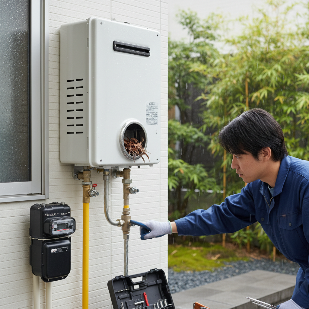 給湯器エラー111・11（点火不良）に関する画像